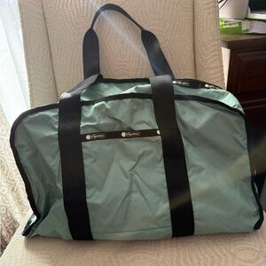 LeSportsac Mint Green Large Duffel Bag